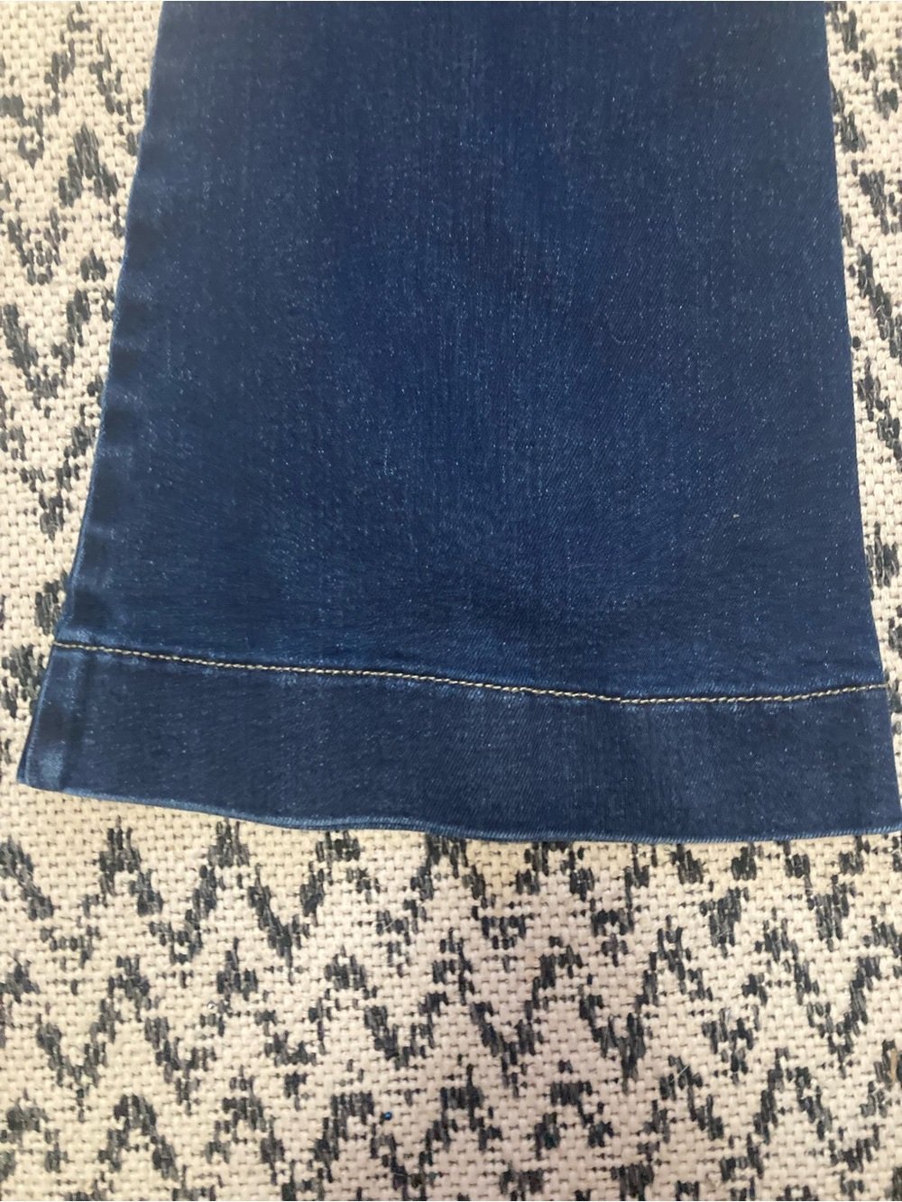 Women’s Dark Blue Flared Jeans - Picture 8 of 11